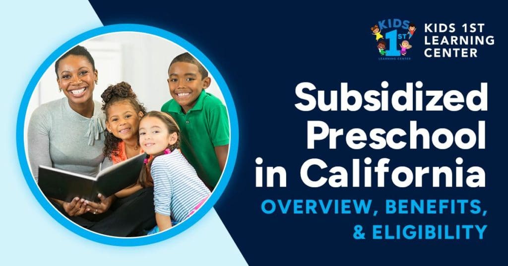 subsidized preschool programs