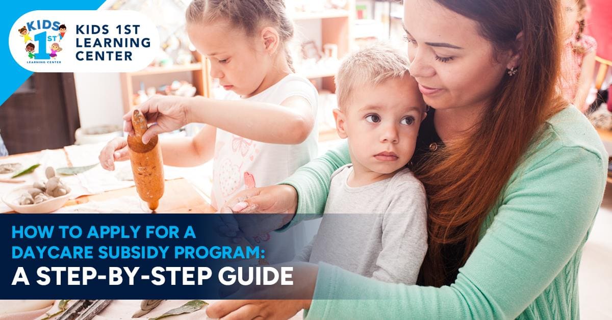 Guide on how to apply for a daycare subsidy program