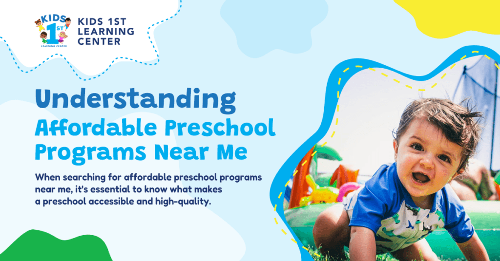 Affordable Preschool Programs Near Me