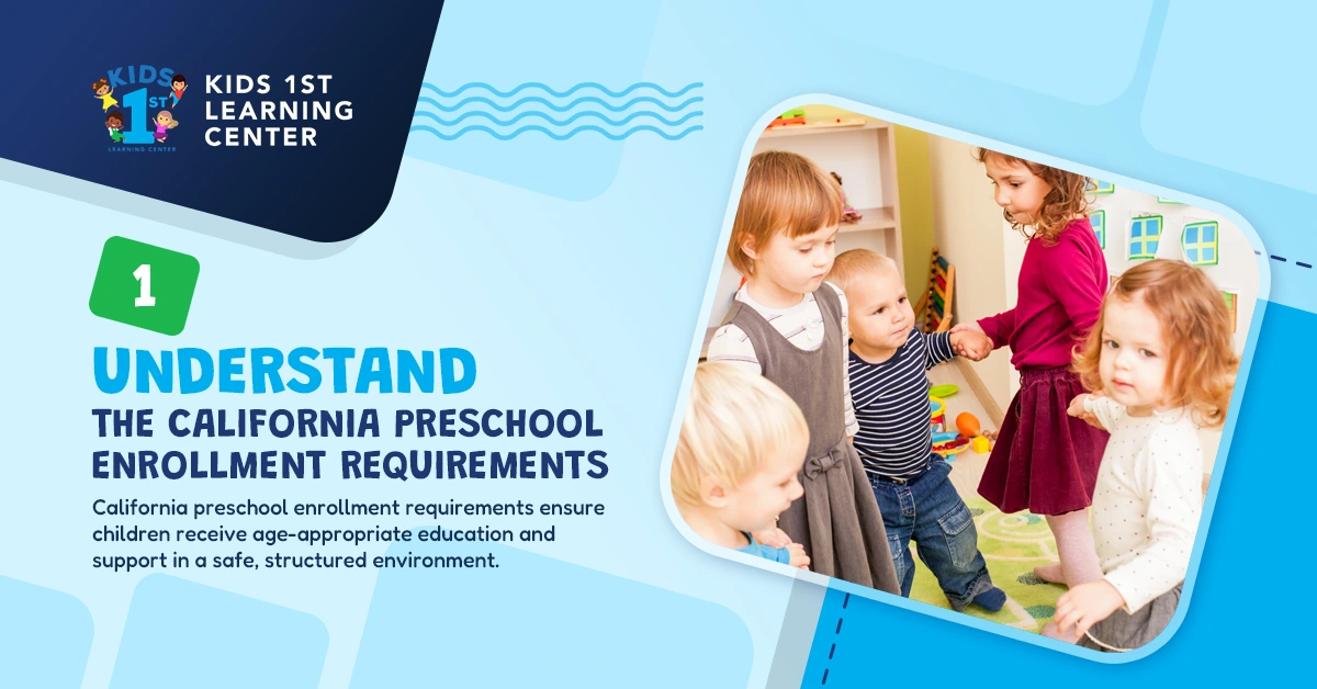 Understand the california preschool enrollment requirements