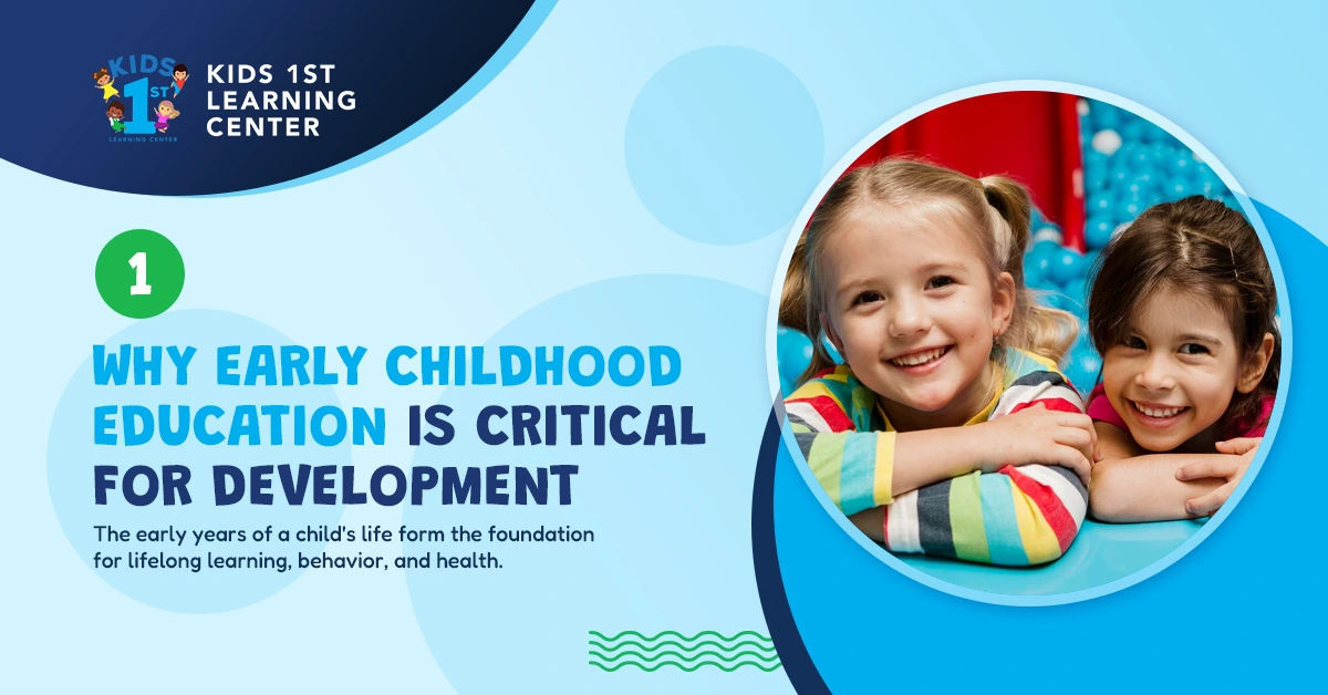 Why Early childhood education is critcal for development