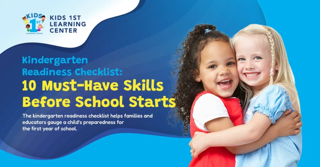 kindergarten readiness checklist