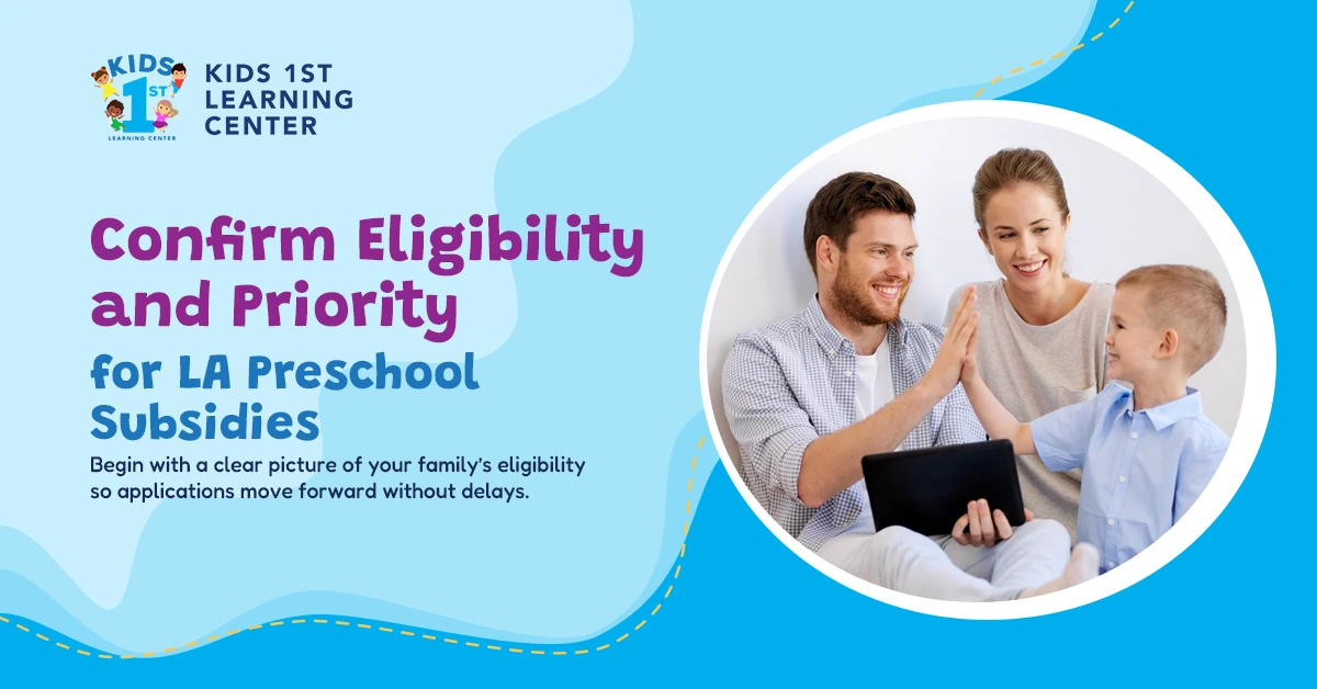 confirm eligibility and priority