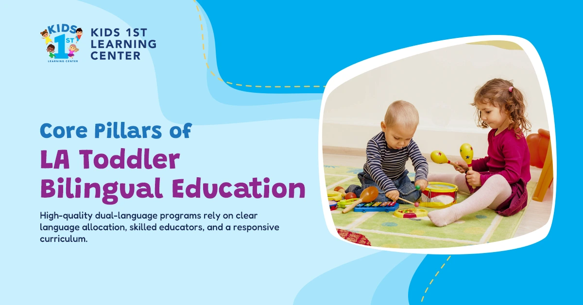 LA toddler bilingual education