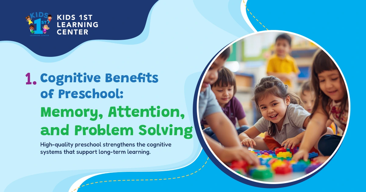 1 Cognitive Benefits of preschool memory Attention and problem Solving