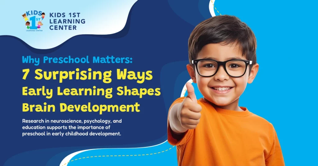 importance of preschool in early childhood development