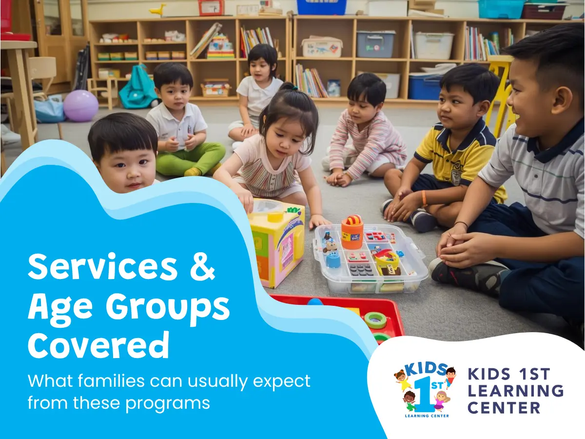 What Services and Age Groups These Programs Usually Cover