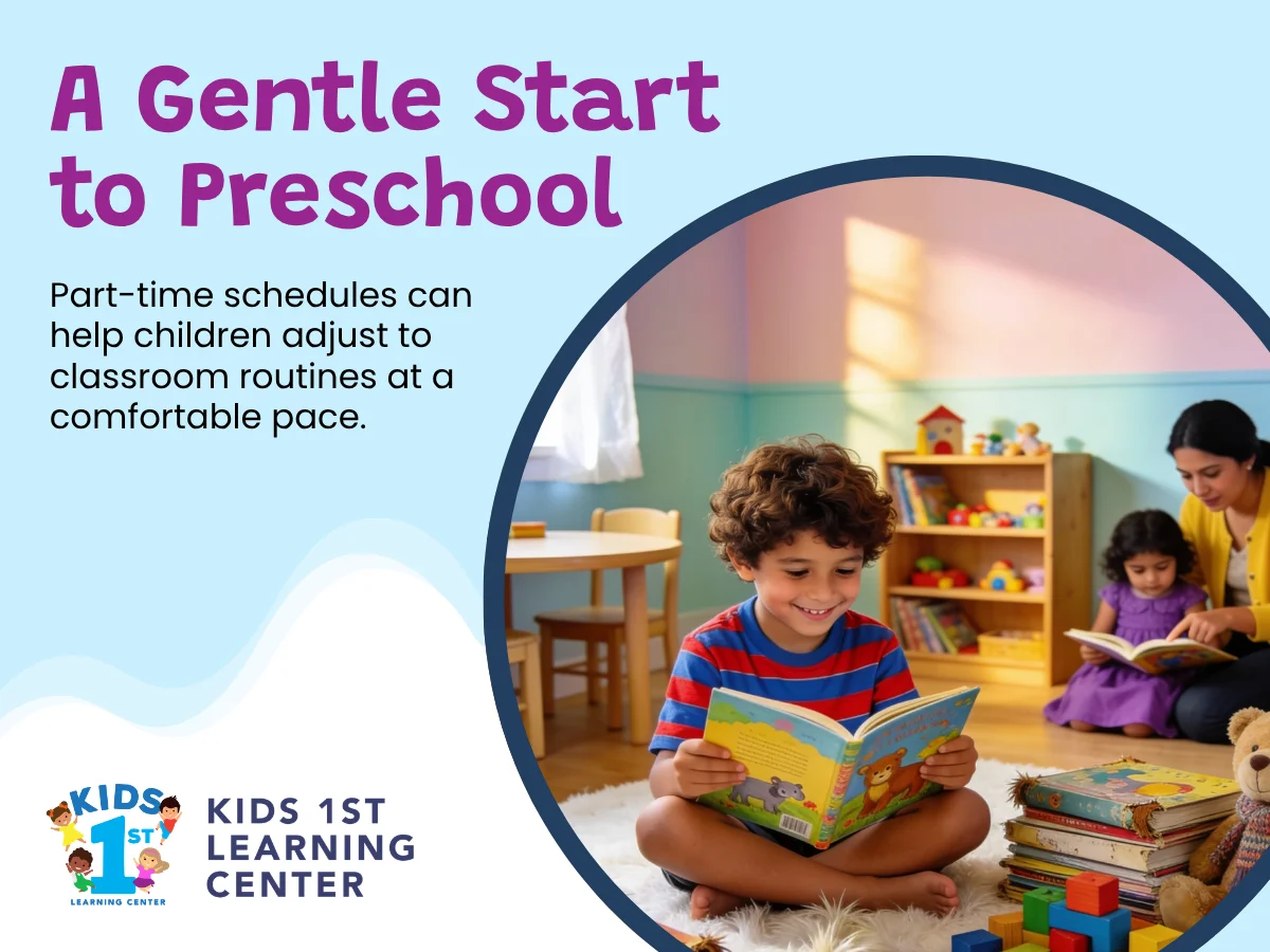 Part-Time Preschool Schedule Advantages