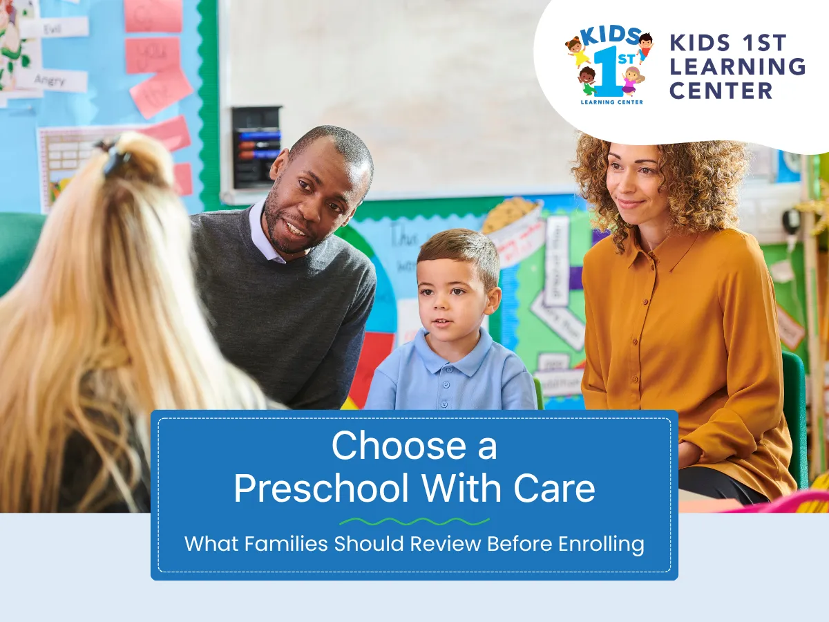 Key Factors to Review Before Choosing a Preschool